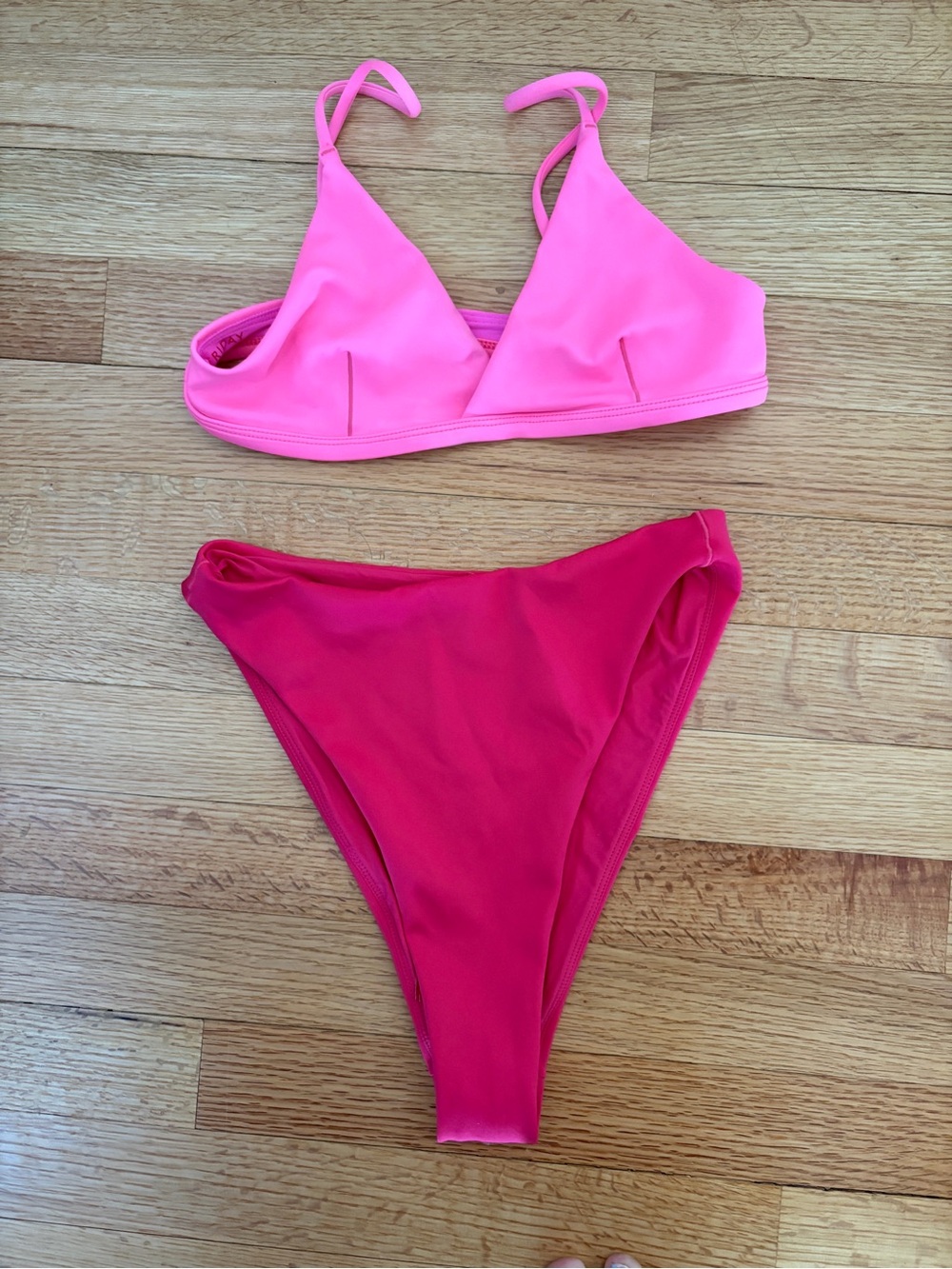 Left On Friday Pink Two-Piece Bikini Set